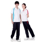 重慶高中學生春夏季運動服男女長褲上衣短袖純棉定做