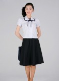 重慶中小學生校服中學生女生夏裝套裙中學生校服佳美定制服飾定做